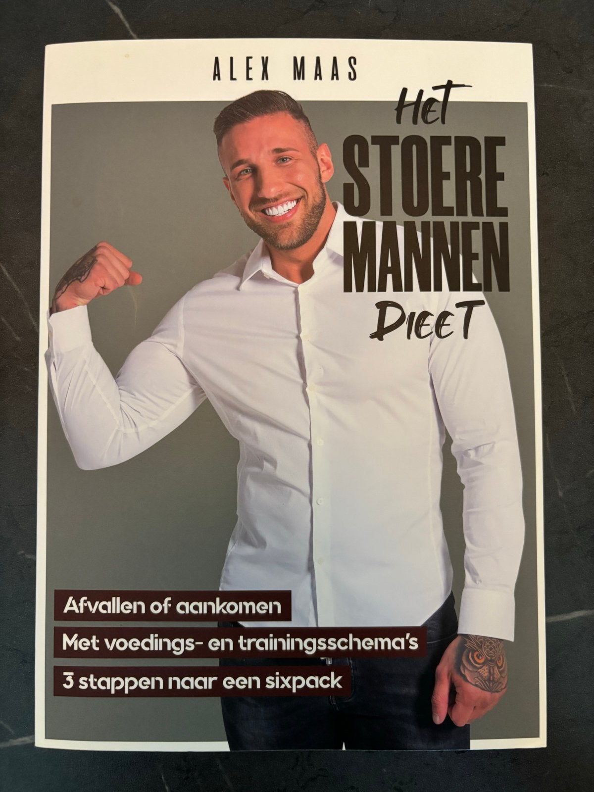 Het Stoere Mannen Dieet - Alex Maas, Ophalen of Verzenden, Zo goed als nieuw, Dieet en Voeding
