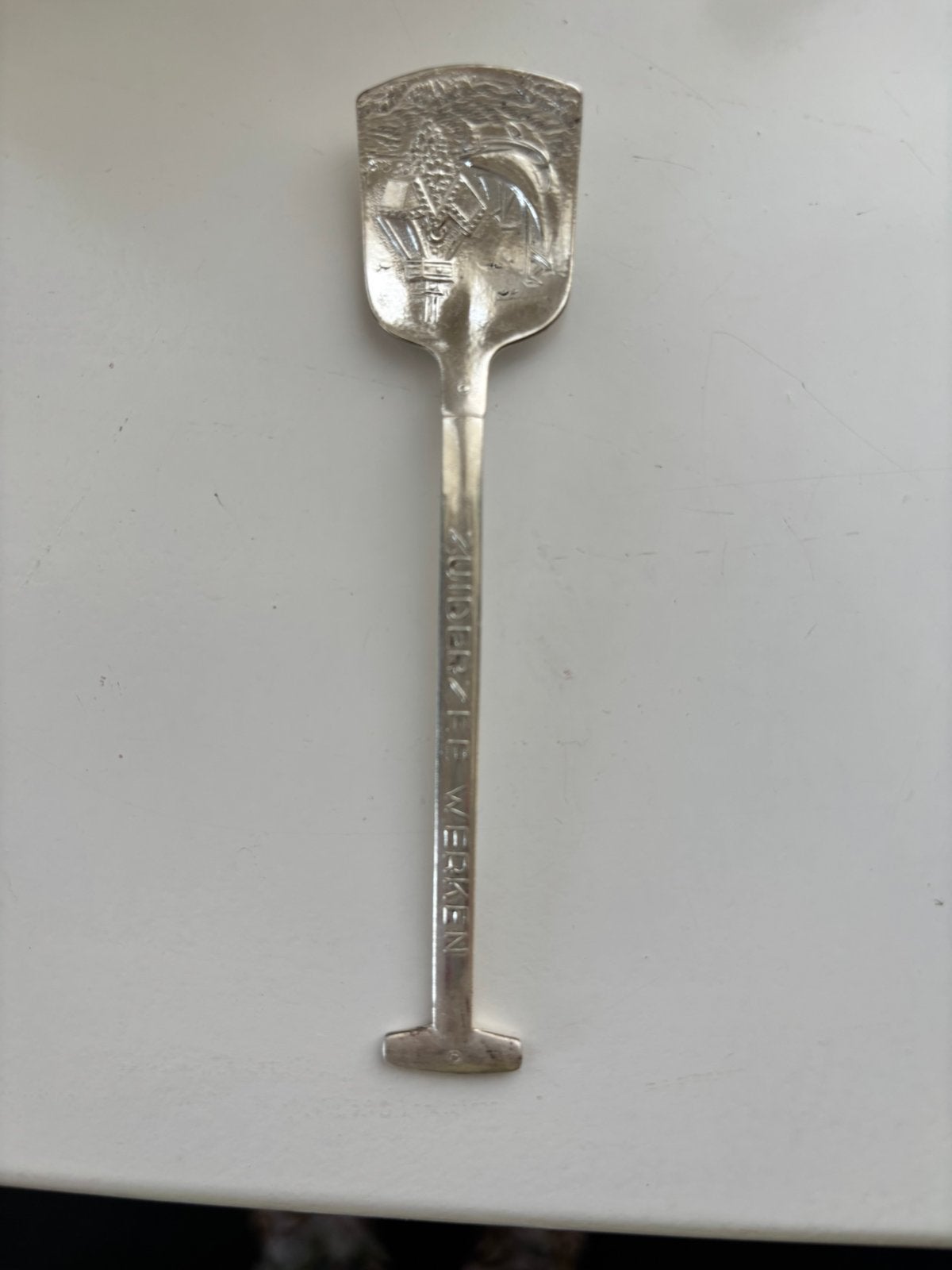Verzilverd schepje, Antiek en Kunst, Ophalen of Verzenden, Zilver