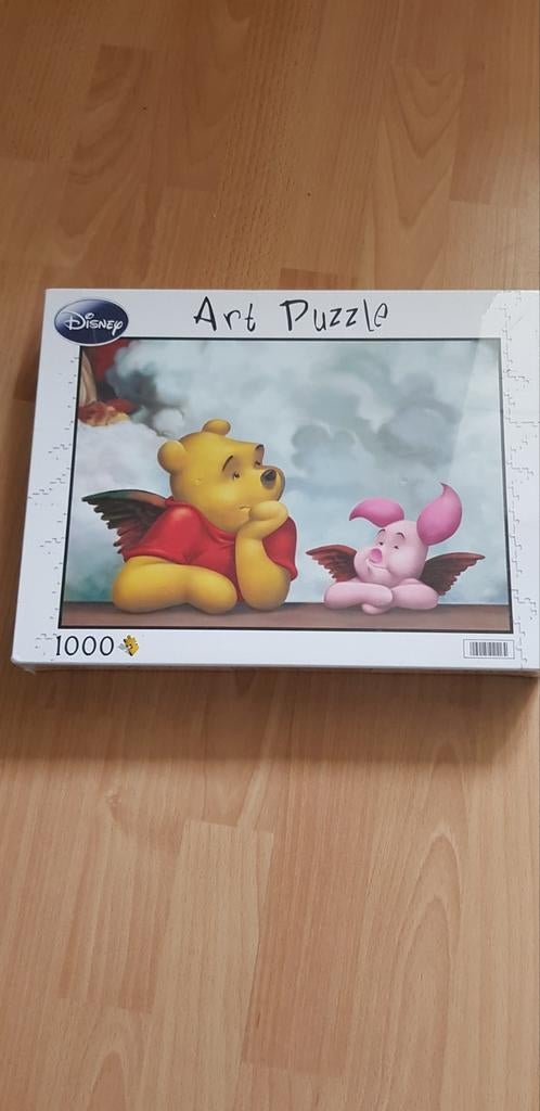 Disney Clementoni Winnie de Poeh Art Puzzel 1000 stukjes, Ophalen of Verzenden, Winnie de Poeh of vrienden, Nieuw, Overige typen