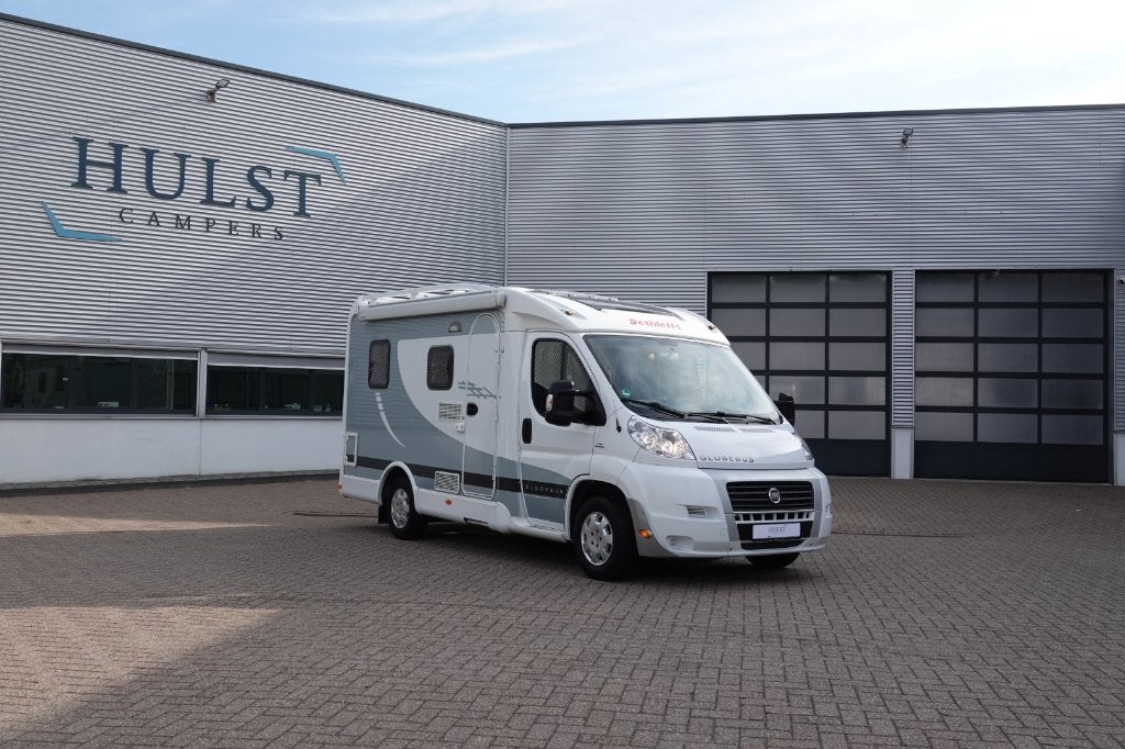 Dethleffs Globebus T 002 2.3 131 PK, Frans bed, 5,98 meter!, Caravans en Kamperen, Campers, Fiat, Luifel, Bedrijf, Tot en met 3