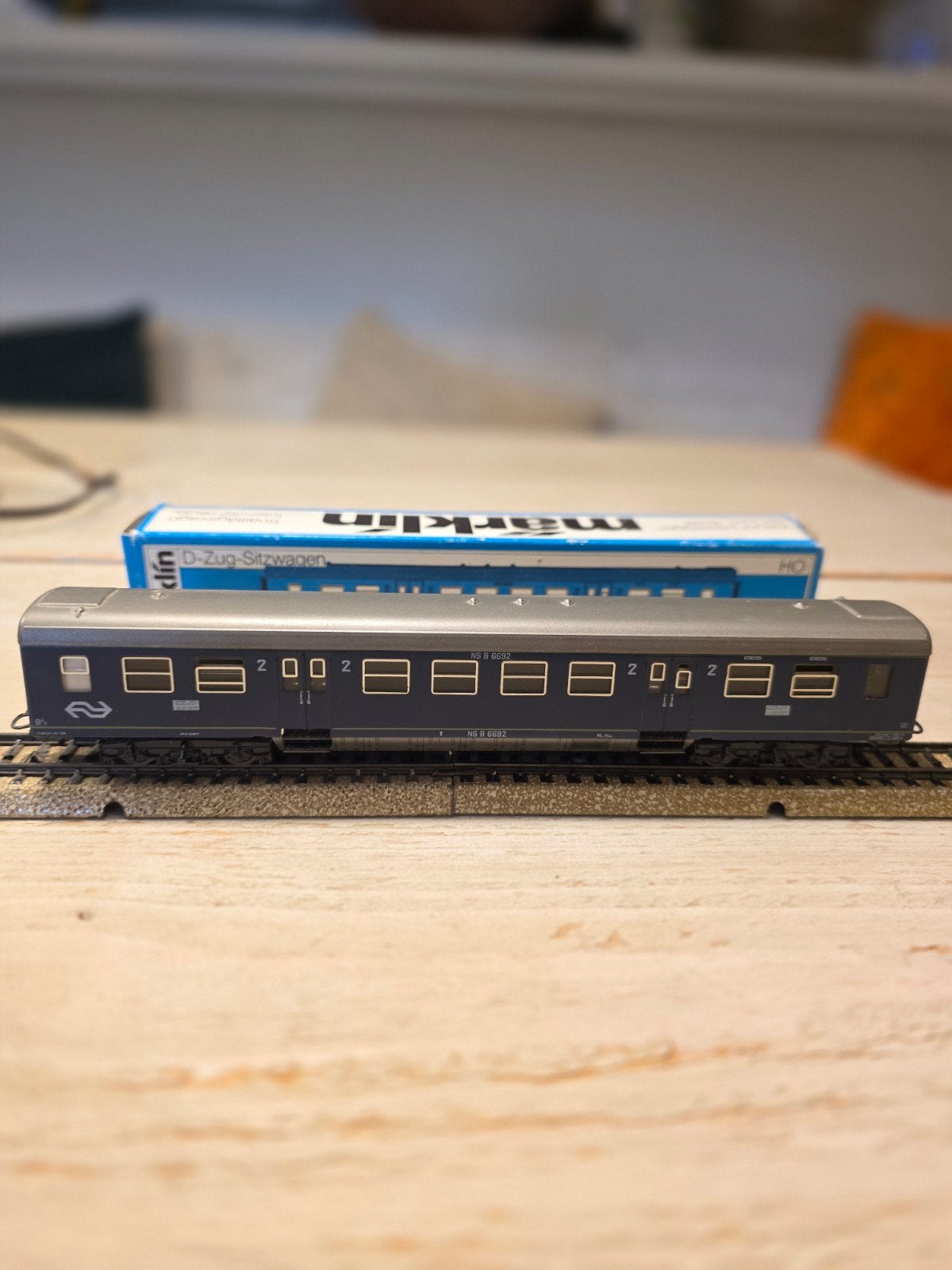3 Märklin D-Zug-wagens H0 - Zo goed als nieuw, Wisselstroom, Wagon, Ophalen of Verzenden, Märklin