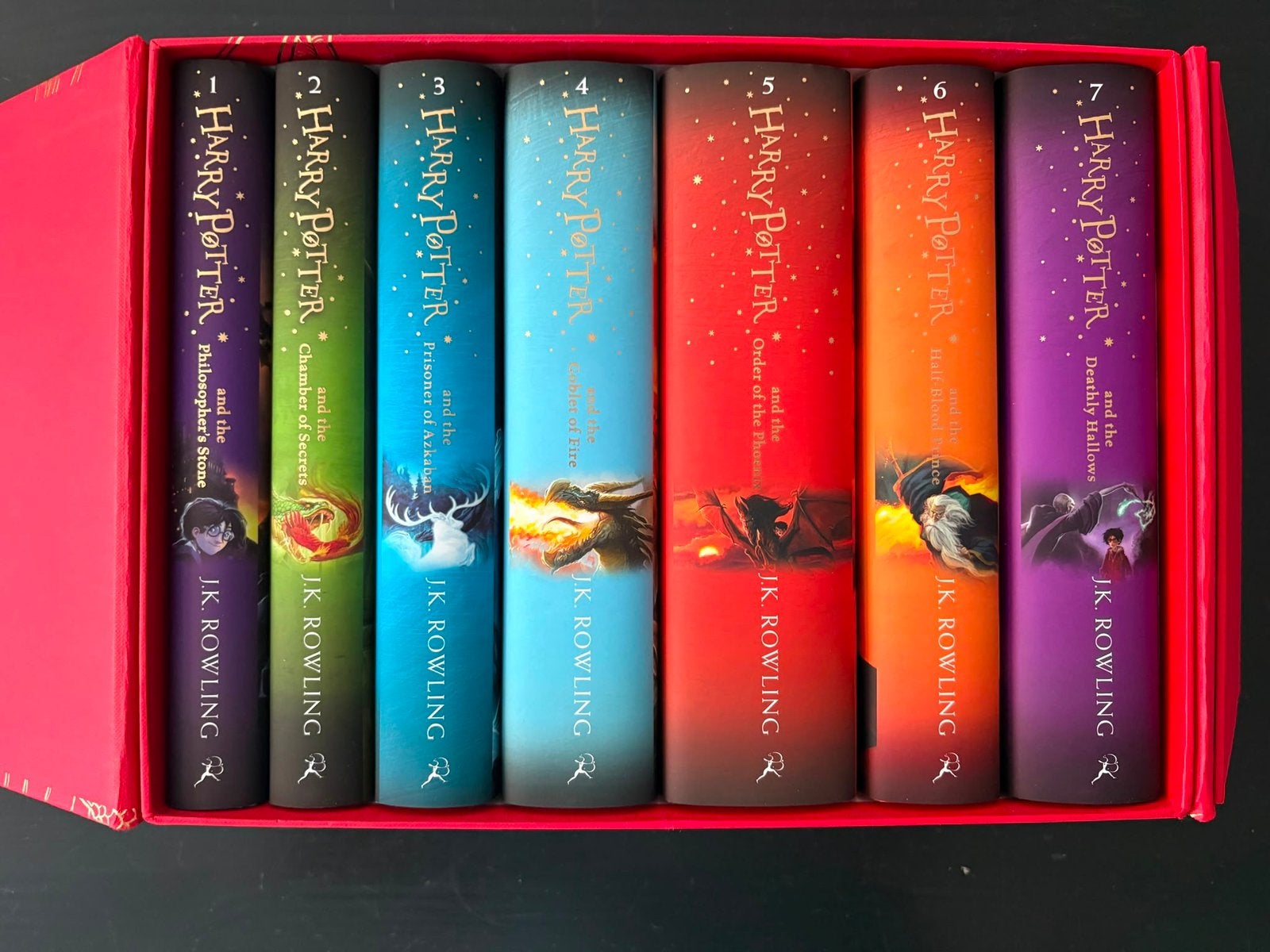Harry Potter Box Set - complete collectie, luxe editie, Boeken, Ophalen of Verzenden, Zo goed als nieuw, J.K. Rowling