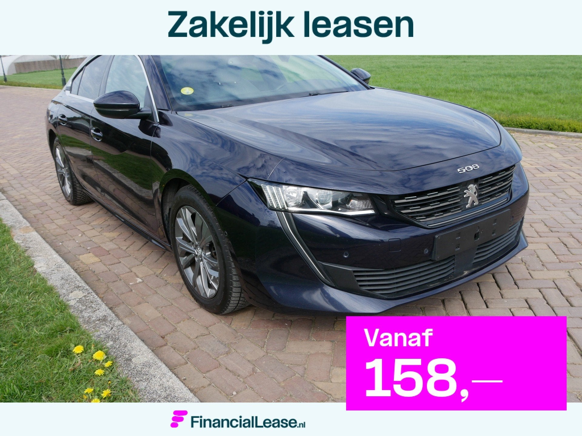 Peugeot 508 2.0HDI Allure EAT8 LEATHER CLIMA DENON * 9299 NE, 4 cilinders, Blauw, Leder, Diesel