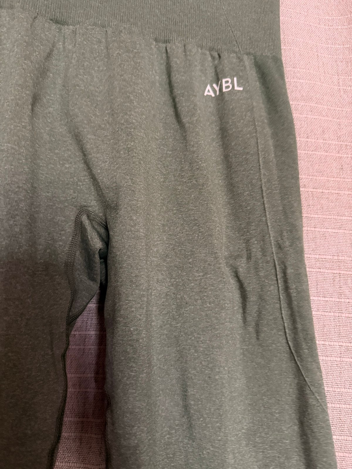 AYBL sportlegging maat M - Zo goed als nieuw, Maat 38/40 (M), Ophalen of Verzenden, Groen, Fitness of Aerobics