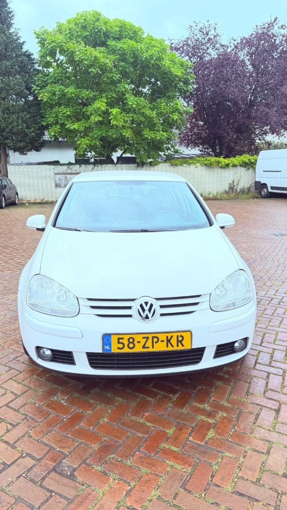 Volkswagen Golf 1.6 75KW 2008 Wit APK + AIRCO, Auto's, Voorwielaandrijving, Stof, 4 cilinders, 620 kg