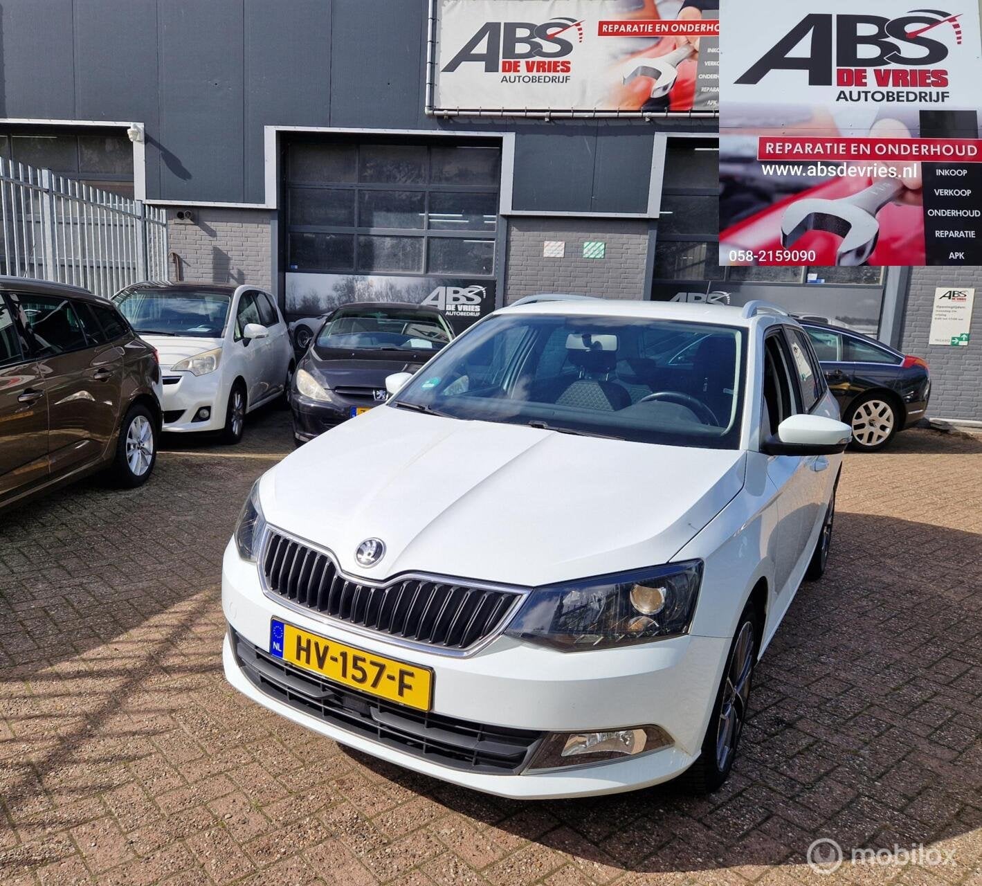 Skoda Fabia Combi 1.2 TSI Style AIRCO CR CONTR APK SEPT 2027, Auto's, Euro 6, 4 cilinders, Wit, Origineel Nederlands