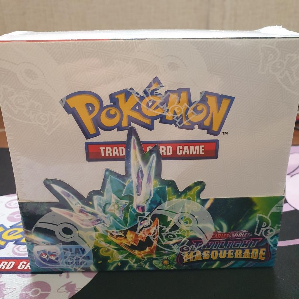 Pokemon Twilight Masquerade Booster Box, Ophalen of Verzenden, Nieuw, Boosterbox, Foil