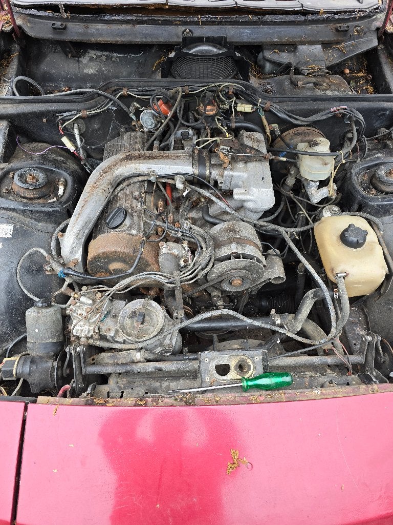 motor porsche 924 Turbo   vaste prijs 1100, Ophalen, Gebruikt, Porsche