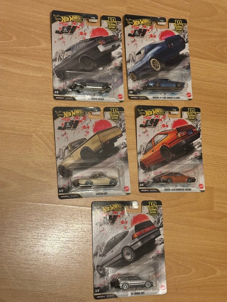 Hot wheels Japan historics set, Ophalen of Verzenden, Zo goed als nieuw
