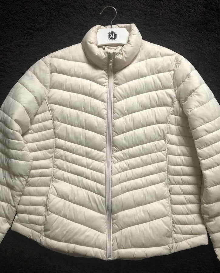 Jas off white, maat L, nieuw, Ophalen of Verzenden, Nieuw, Maat 42/44 (L), Wit