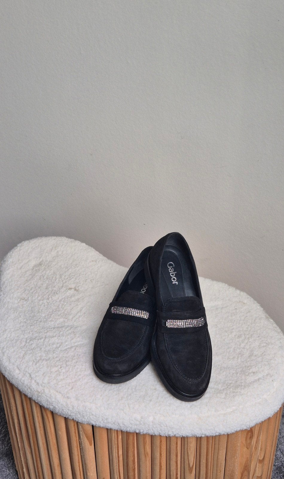 Gabor loafers zwart mt 38, Kleding | Dames, Gabor, Ophalen of Verzenden, Gedragen, Instappers