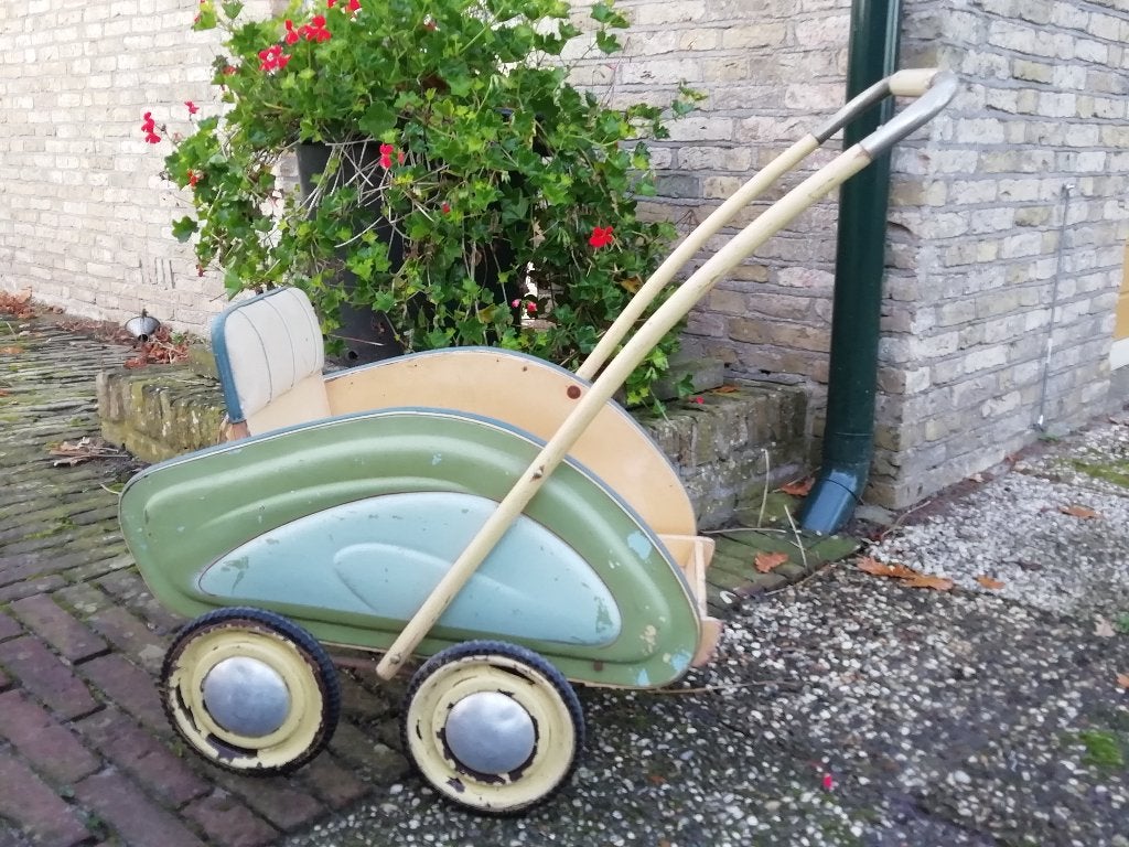 Antieke Zekiwa Poppenwagen uit 1955, Antiek en Kunst, Antiek | Speelgoed, Ophalen