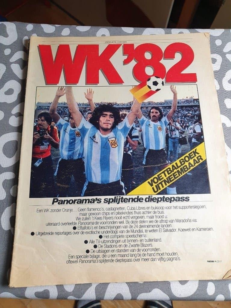 WK 1982 Spanje, Verzamelen, Ophalen of Verzenden, Gebruikt, Overige sporten, Boek of Tijdschrift