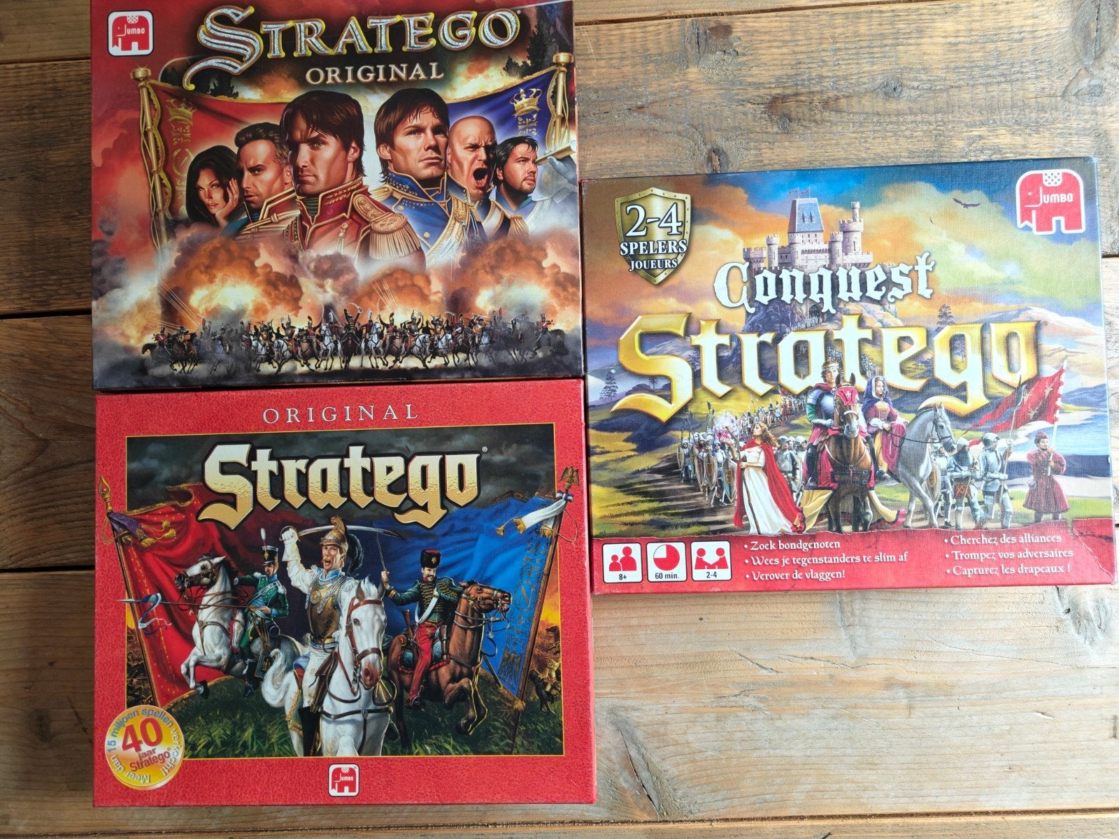 3 X Stratego., Hobby en Vrije tijd, Gezelschapsspellen | Bordspellen, Ophalen of Verzenden, Jumbo., Jumbo., Jumbo.
