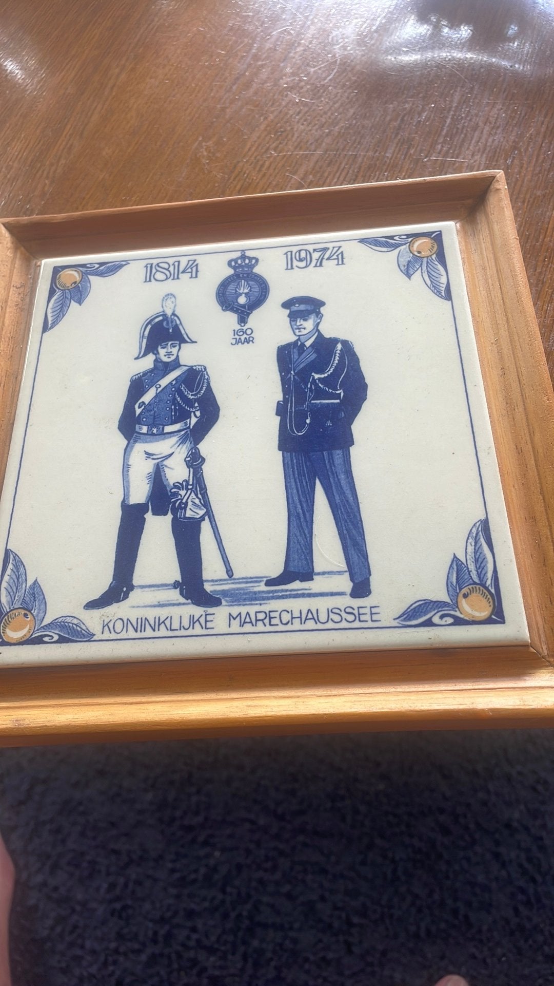 Tegel Koninklijke Marechaussee 1814-1974, Ophalen of Verzenden