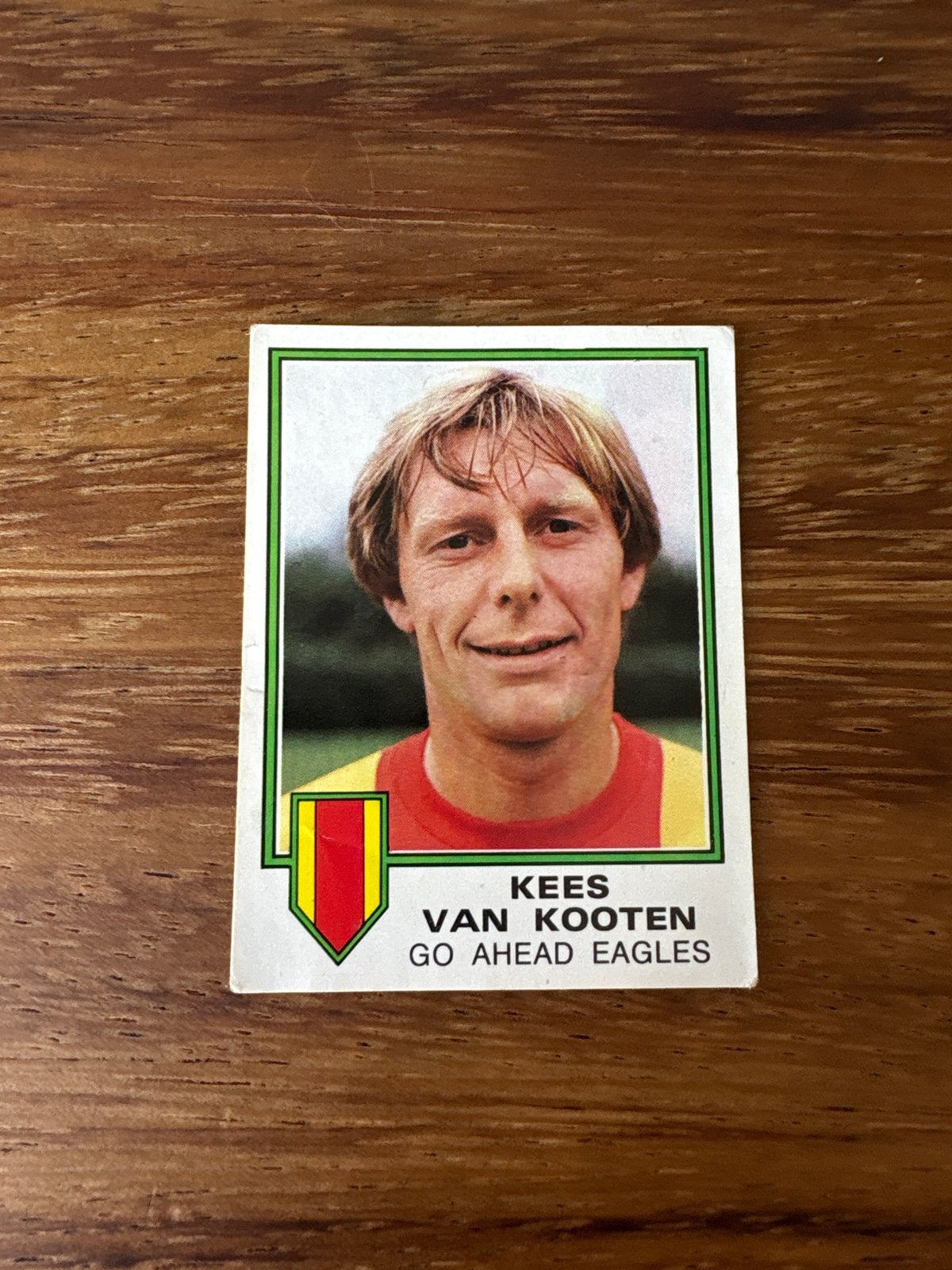 Voetbal 1981 Panini Sticker Kees van Kooten Go Ahead Eagles, Ophalen of Verzenden, Gebruikt, Speelkaart(en)