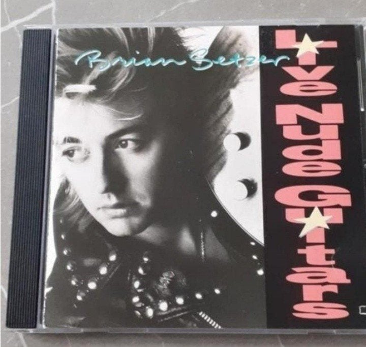 Brian Setzer - Live Nude Guitars (1988), Cd's en Dvd's, Ophalen of Verzenden, Zo goed als nieuw, Rock-'n-Roll