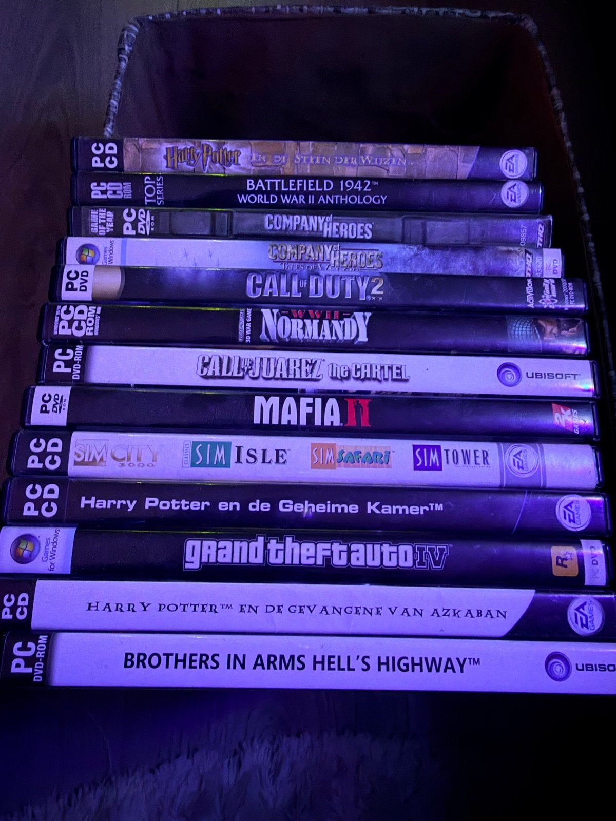 PC games: Harry Potter, GTA, Call of Duty, Spelcomputers en Games, Gebruikt, Vanaf 18 jaar, Overige genres, 1 speler