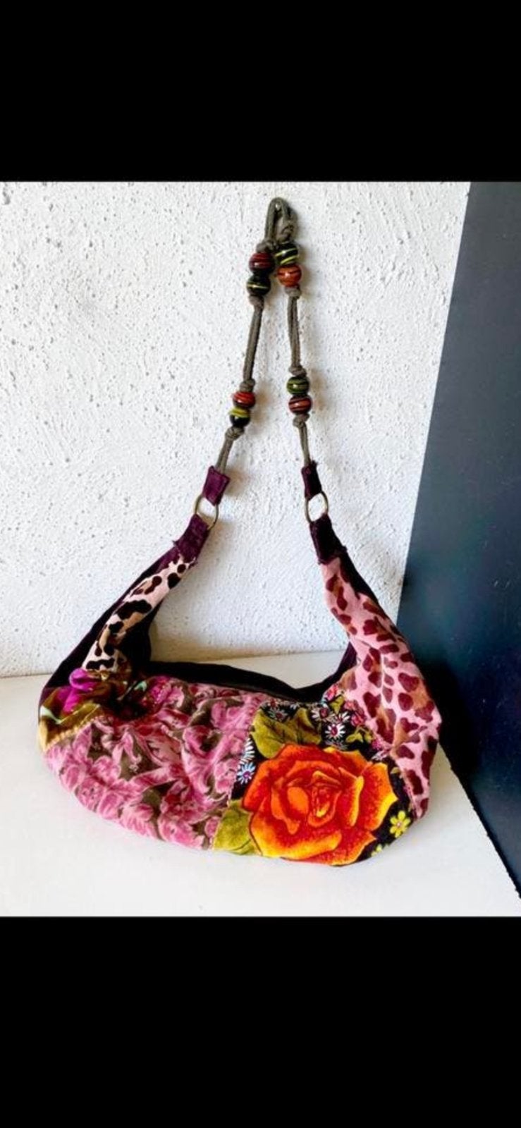 hippe JAREN ‘70 INDIASE PATCHWORK SCHOUDERTAS, Sieraden, Tassen en Uiterlijk, Tassen | Damestassen, Ophalen of Verzenden, Zo goed als nieuw