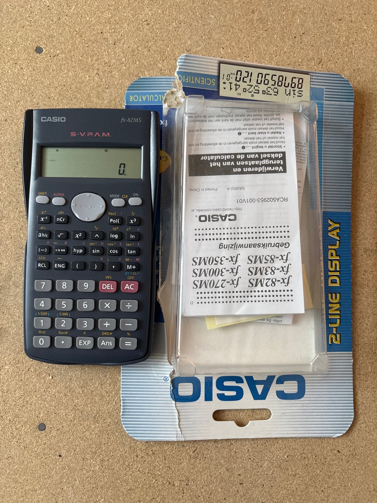 Casio rekenmachine fx-82MS, Diversen, Ophalen of Verzenden, Nieuw