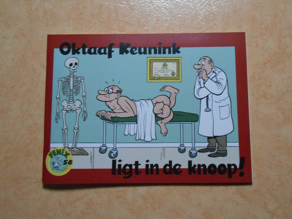Collectie fenix 58 Oktaaf Keunink ligt in de knoop! 2008, Marc Sleen, Eén stripboek, Nieuw, Ophalen of Verzenden