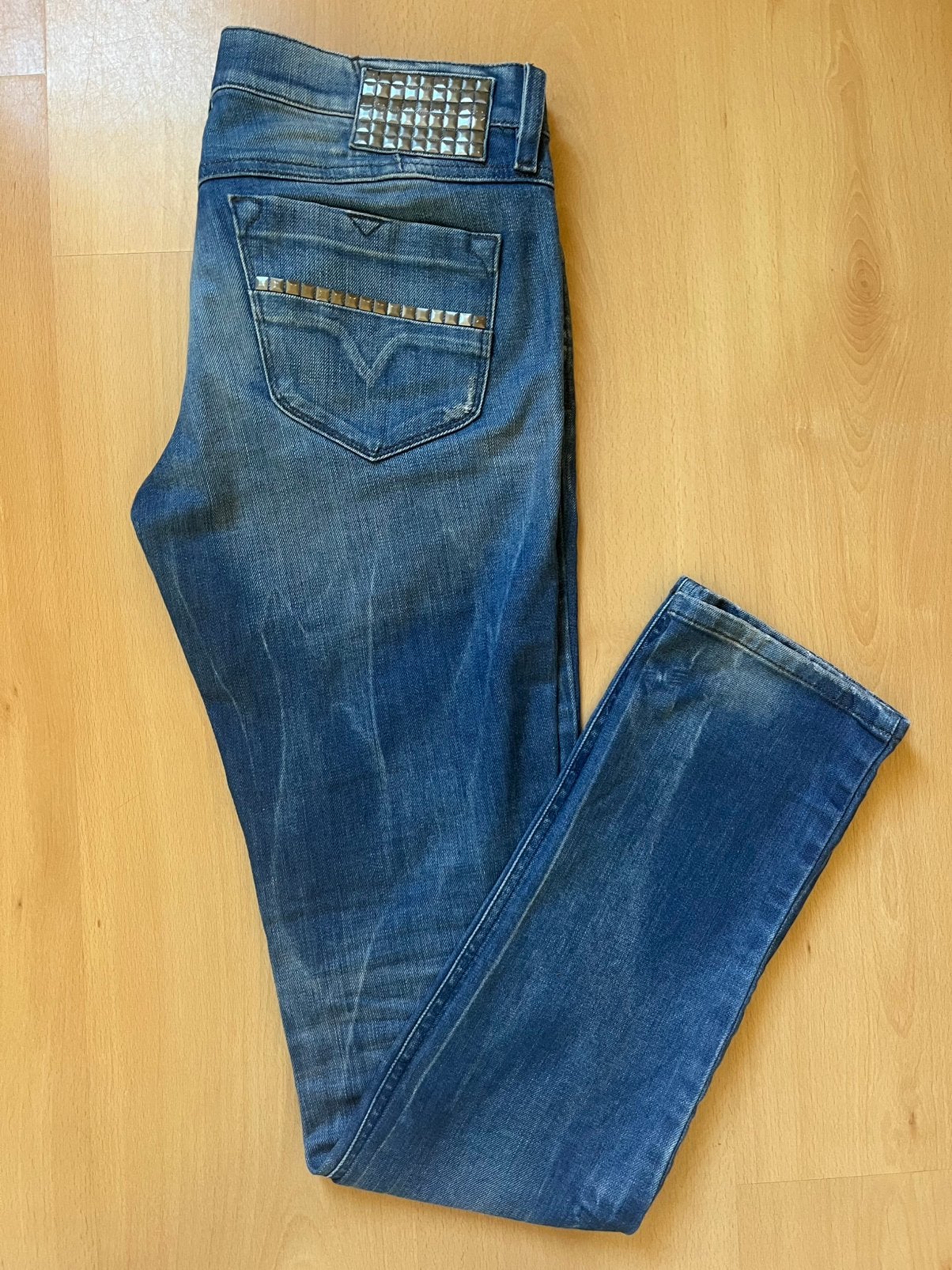 Vintage Diesel Livy jeans W29 L32 Slim fit low spijkerbroek, Blauw, Ophalen of Verzenden, Zo goed als nieuw, Diesel