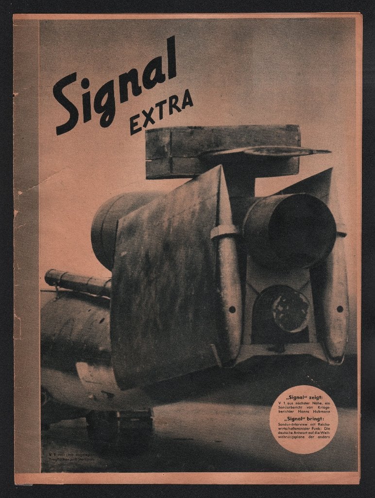 Signal magazine No 13 V1 special uit 1944 in het duits, Ophalen of Verzenden, Nederland, Boek of Tijdschrift