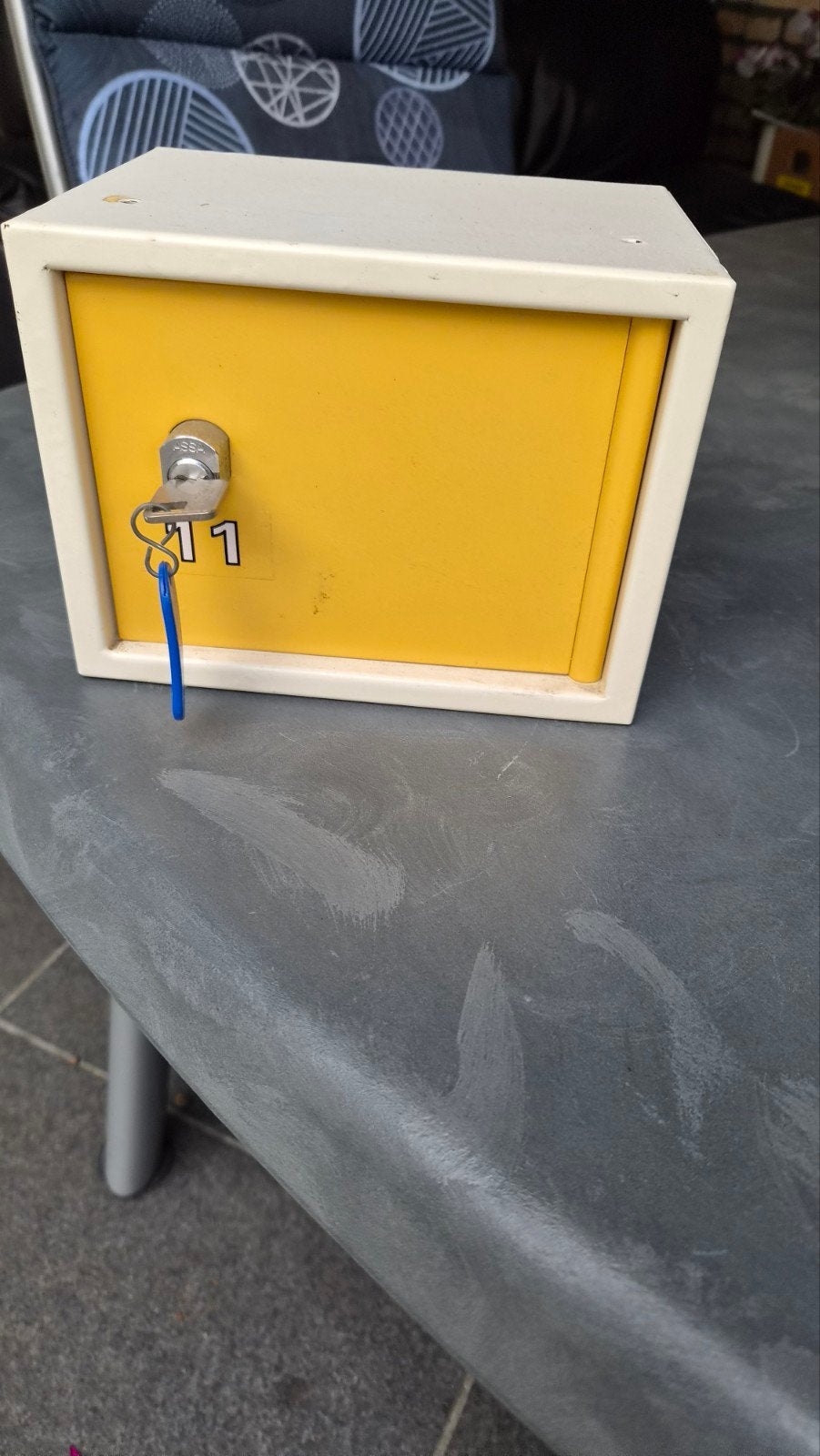 Mini locker met muntslot - Ideaal voor kleine spullen, Ophalen of Verzenden, Gebruikt, Compact en functioneel