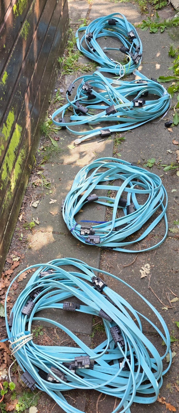 WAGO WINSTA 772 5G2.5 Prefab Installatiebekabeling 88,8m, Doe-het-zelf en Verbouw, Elektra en Kabels, Ophalen, Gebruikt, Overige merken