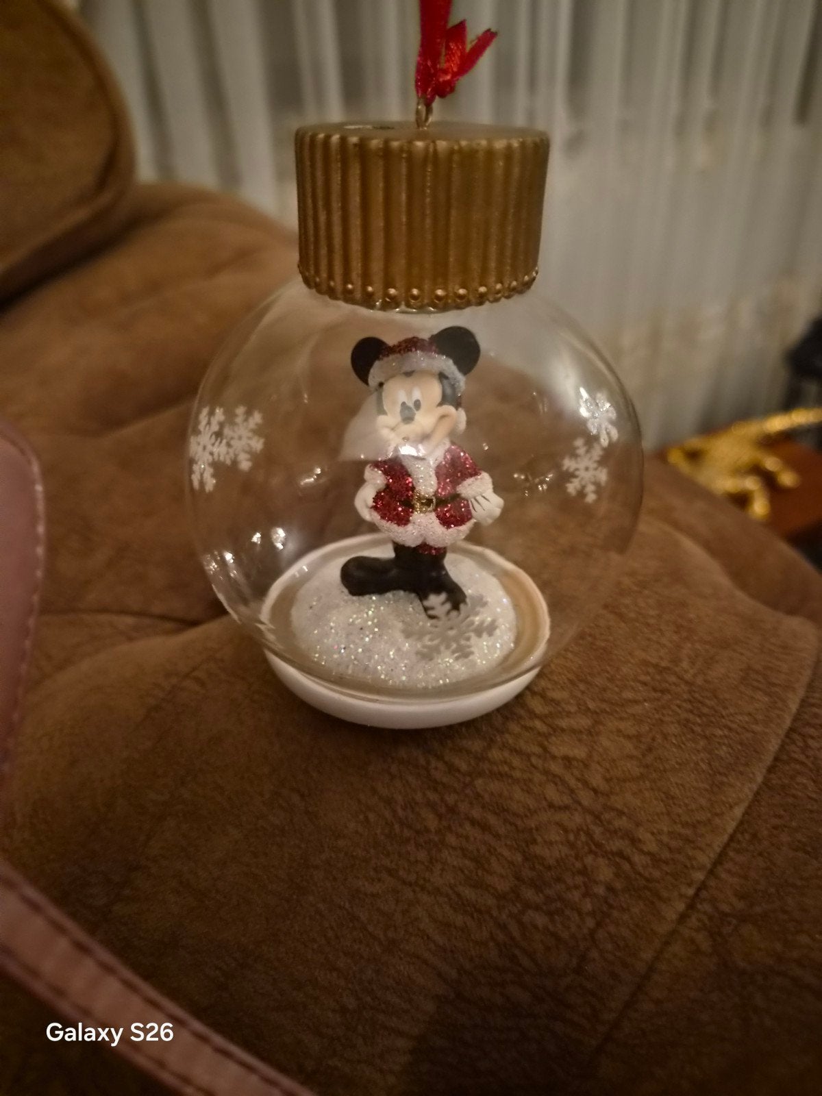 moi ornament micke y, Ophalen of Verzenden, Mickey Mouse, Zo goed als nieuw, Beeldje of Figuurtje