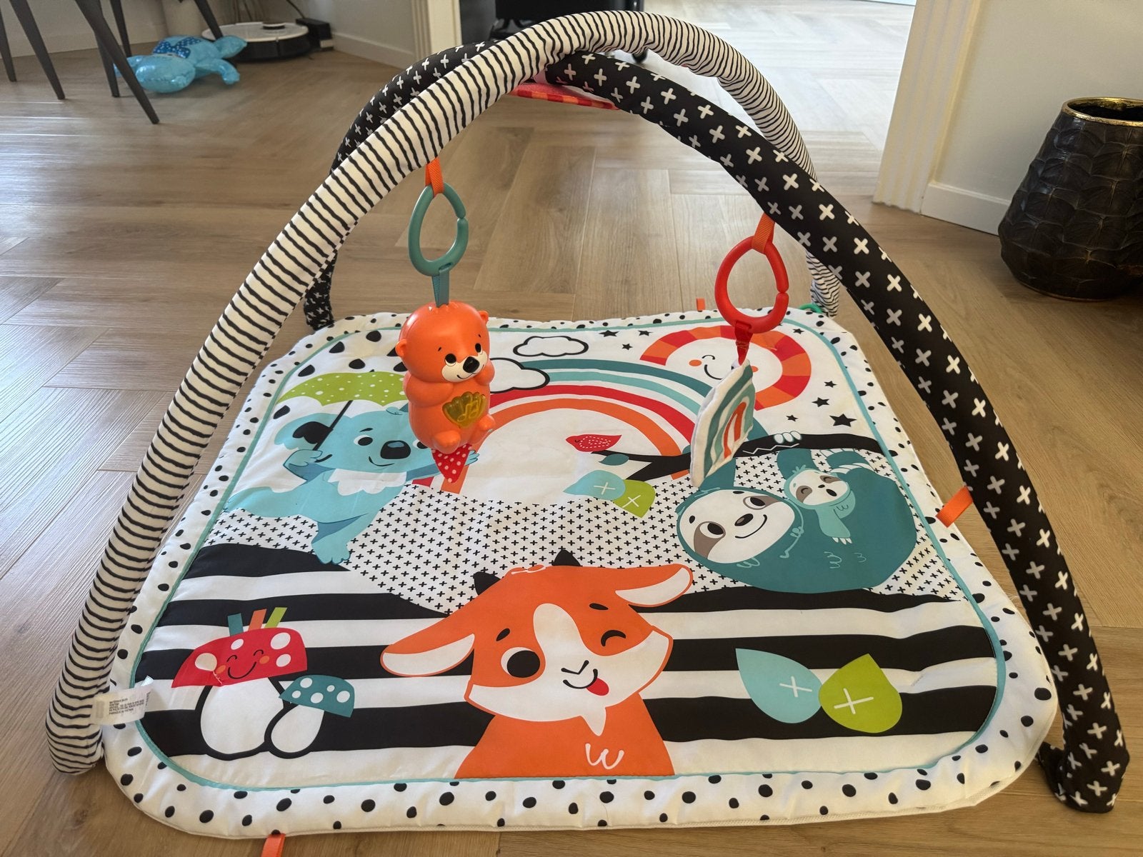 FisherPrice Speelkleed met speelbogen en speeltjes, Ophalen of Verzenden, Gebruikt, Speelkleed
