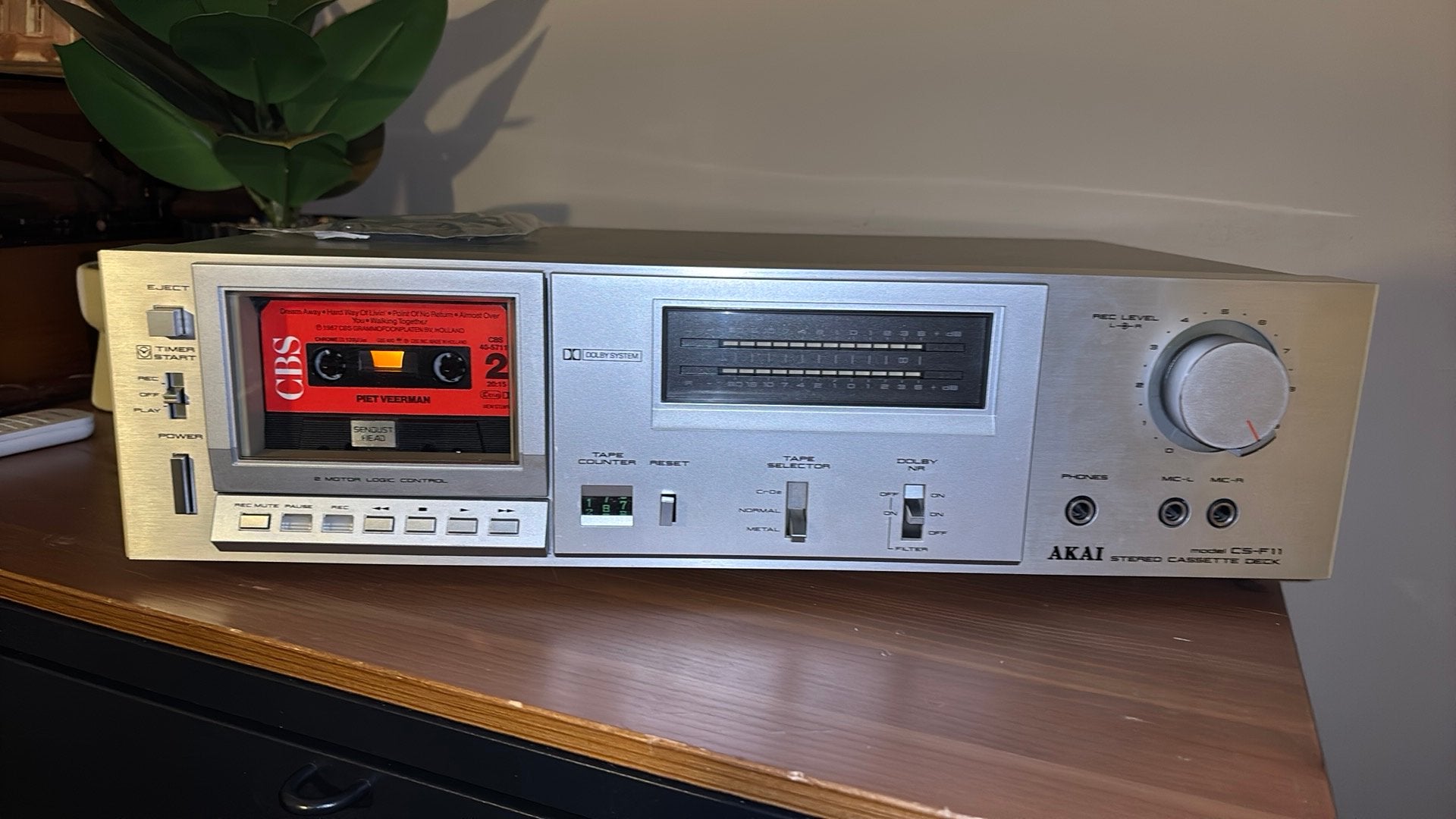 Akai CS-F11 Stereo Cassette Deck (SERVICED ), Ophalen of Verzenden, Akai