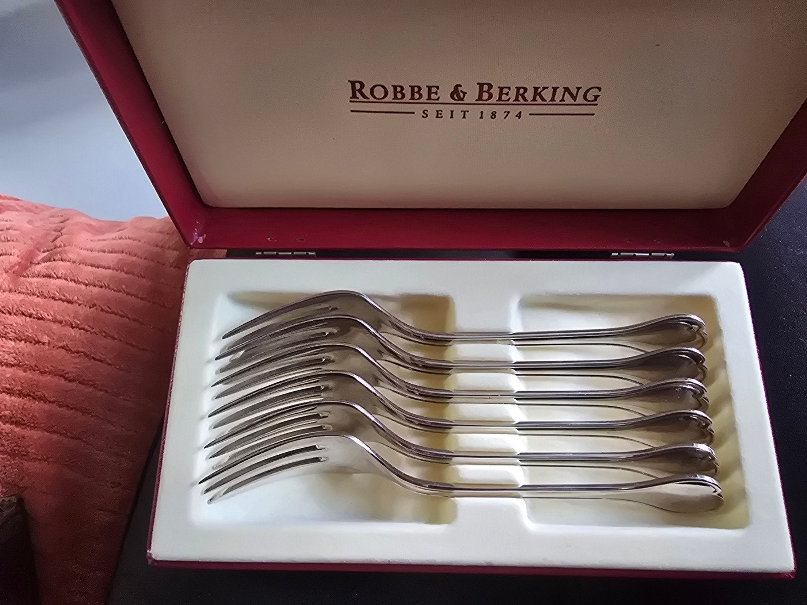 Robbe & Berking Gebaksvorkjes - 6 Stuks in Originele Doos, Ophalen of Verzenden