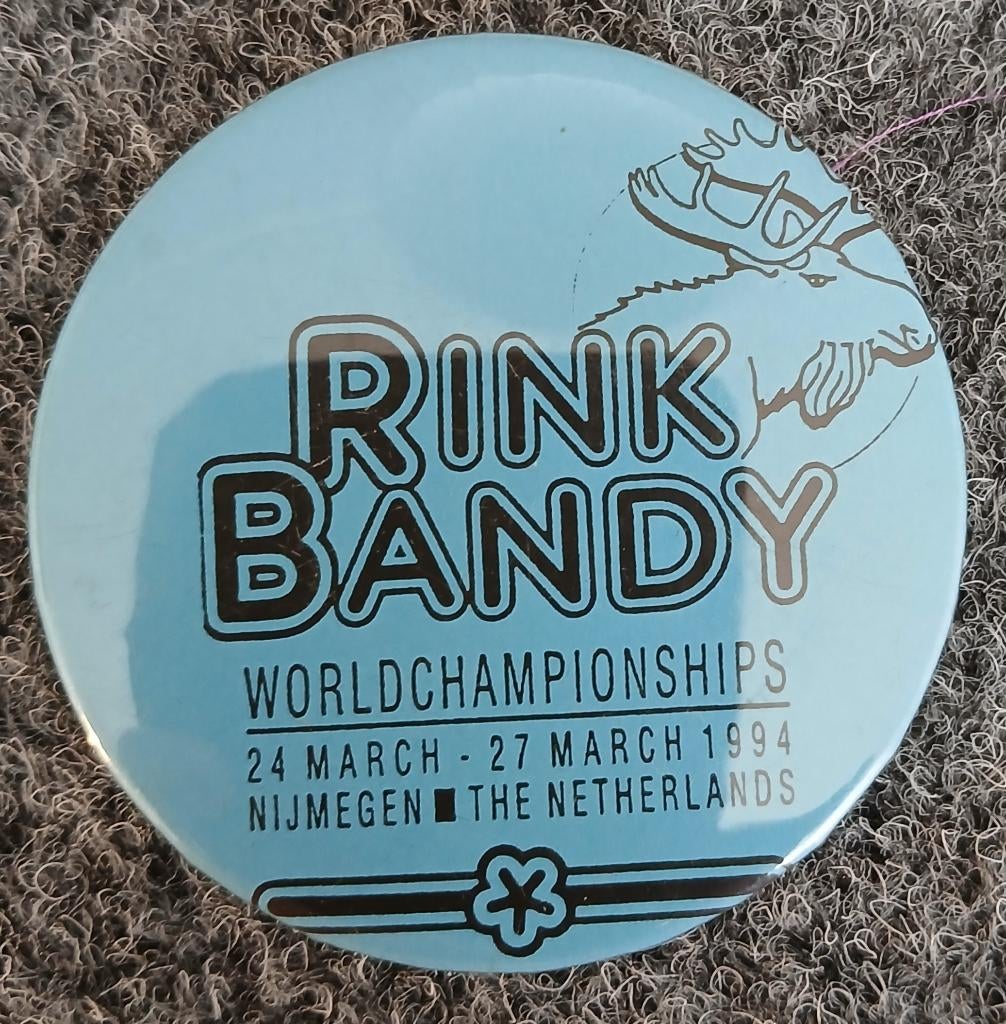 Rink Bandy Worldchampionships 24 march - 27 march 1994, Ophalen of Verzenden, Gebruikt, Overige typen
