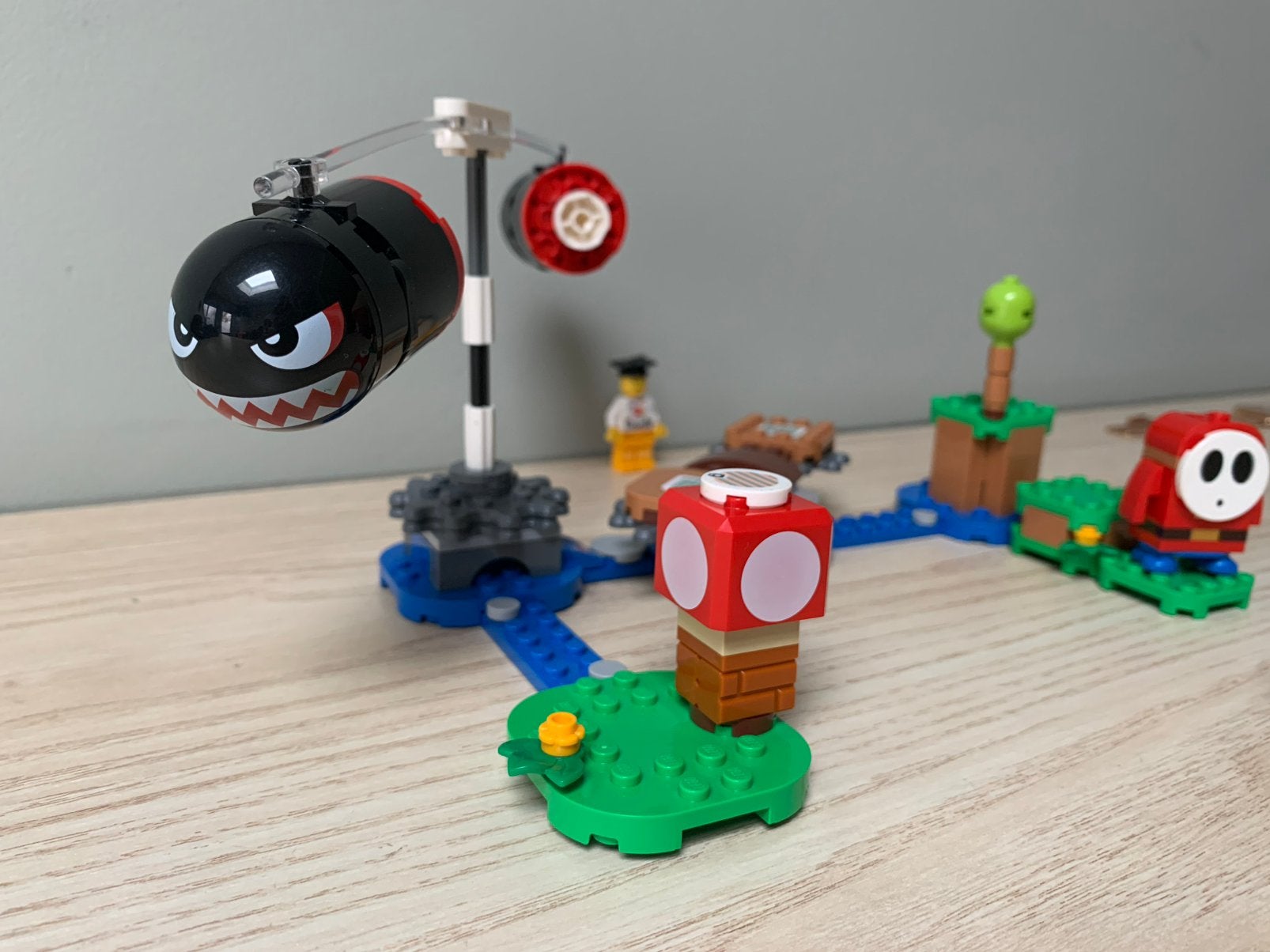 Super mario uitbreidingsset Spervuur Boomer Bill, Gebruikt, Overige thema's, Lego, Ophalen of Verzenden
