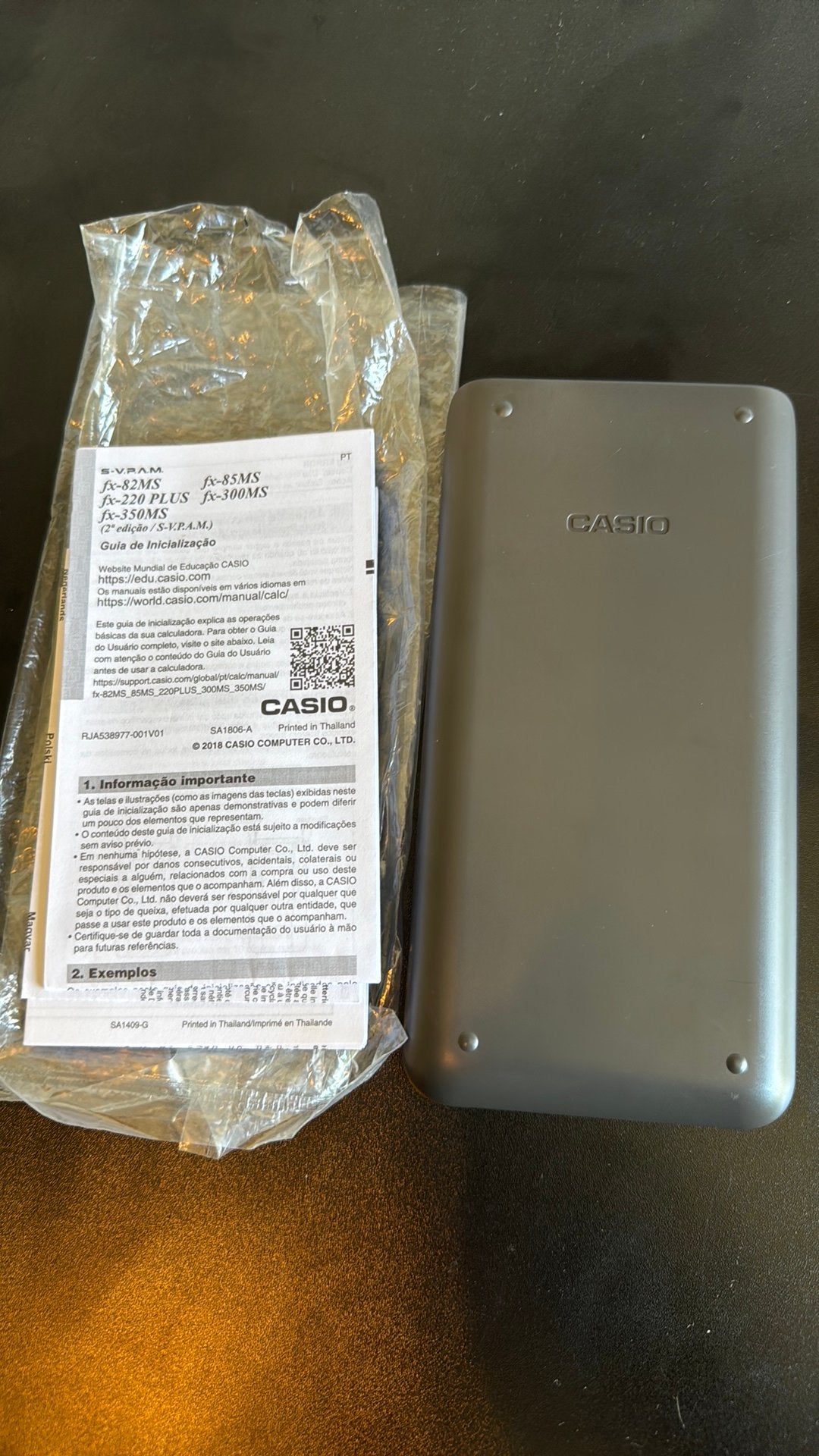 Casio rekenmachine, Verzenden, Zo goed als nieuw