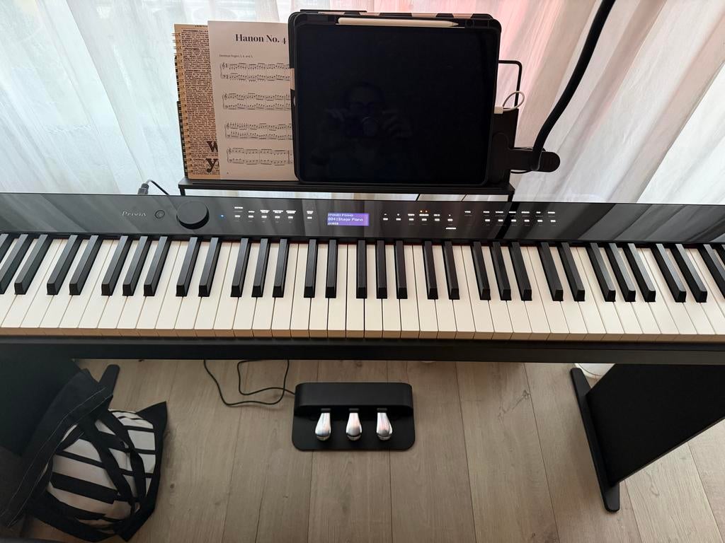 Casio Privia PX-S3100 Digitale Piano - Zo goed als nieuw, Ophalen, Zwart, Digitaal, Zo goed als nieuw