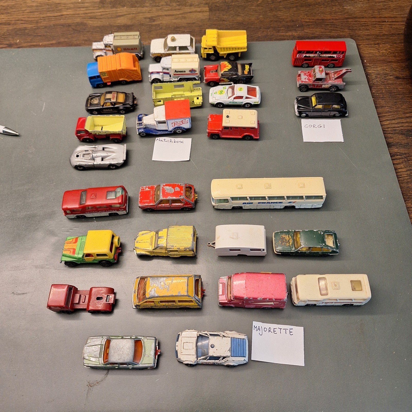 Diverse Matchbox, Corgi en Majorette auto's, Ophalen of Verzenden, Gebruikt