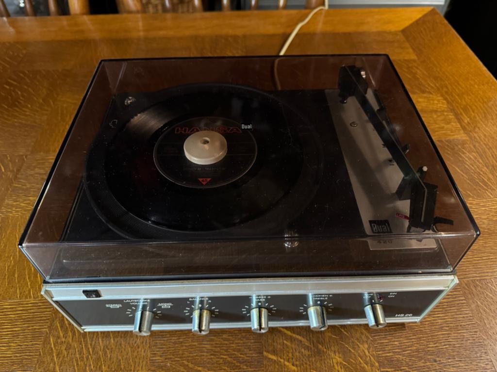 Dual 420 Vintage Platenspeler in zeer mooie en goede Staat!, Audio, Tv en Foto, Platenspelers, Ophalen, Antiek, Antiek, Zo goed als nieuw