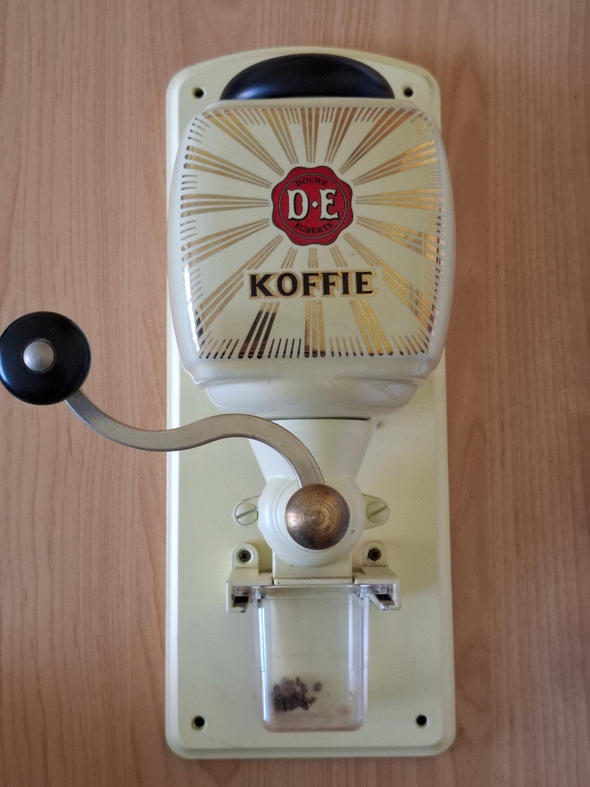 Vintage look Douwe Egberts wandkoffiemolen, Huis en Inrichting, Overige typen, Ophalen of Verzenden, Gebruikt, Overige merken