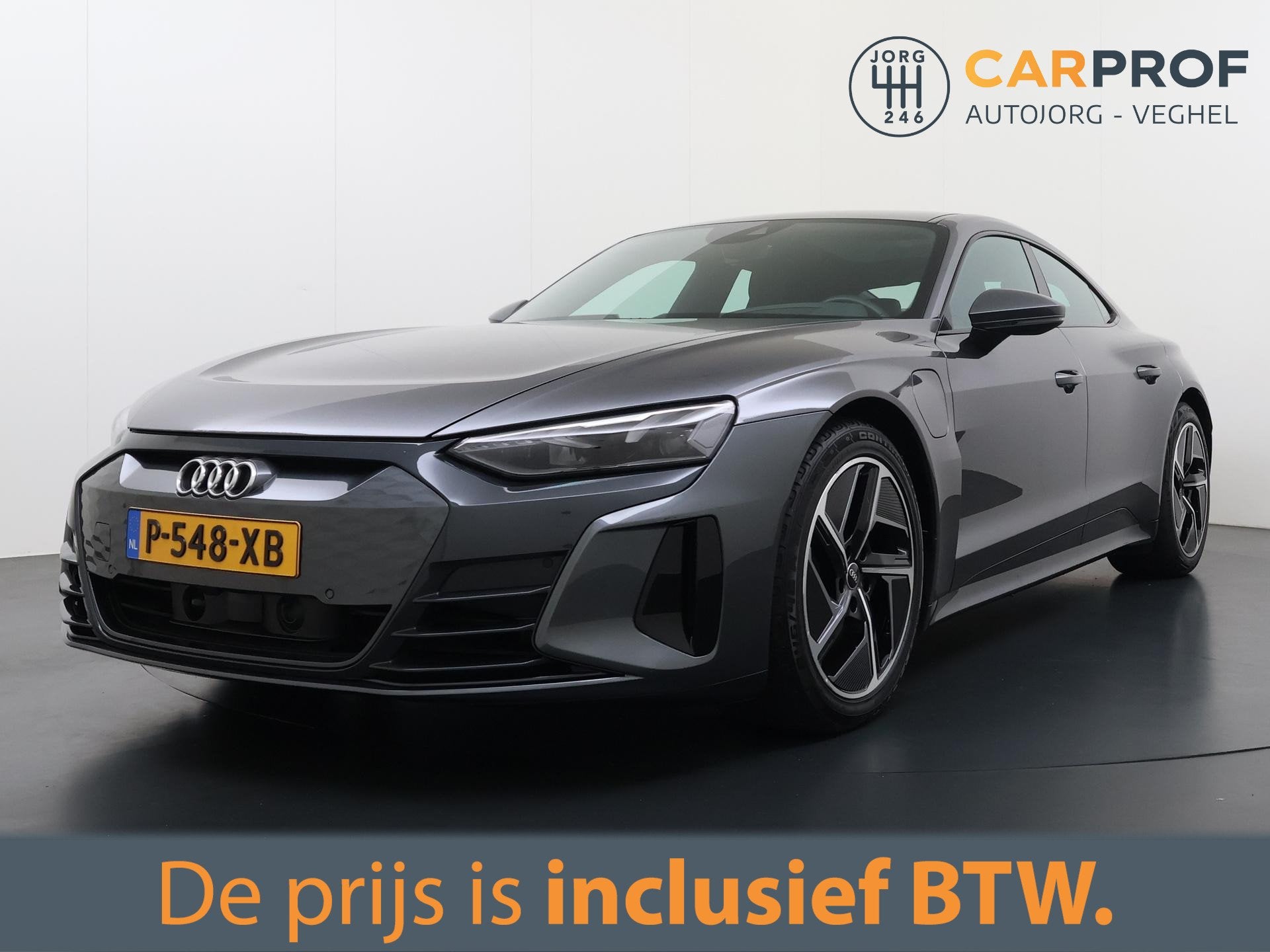 Audi e-tron GT GT 93 kWh NL Auto | Stoel verwarming | Stuurw, Auto's, Zwart, 93 kWh, Vierwielaandrijving, Zilver of Grijs