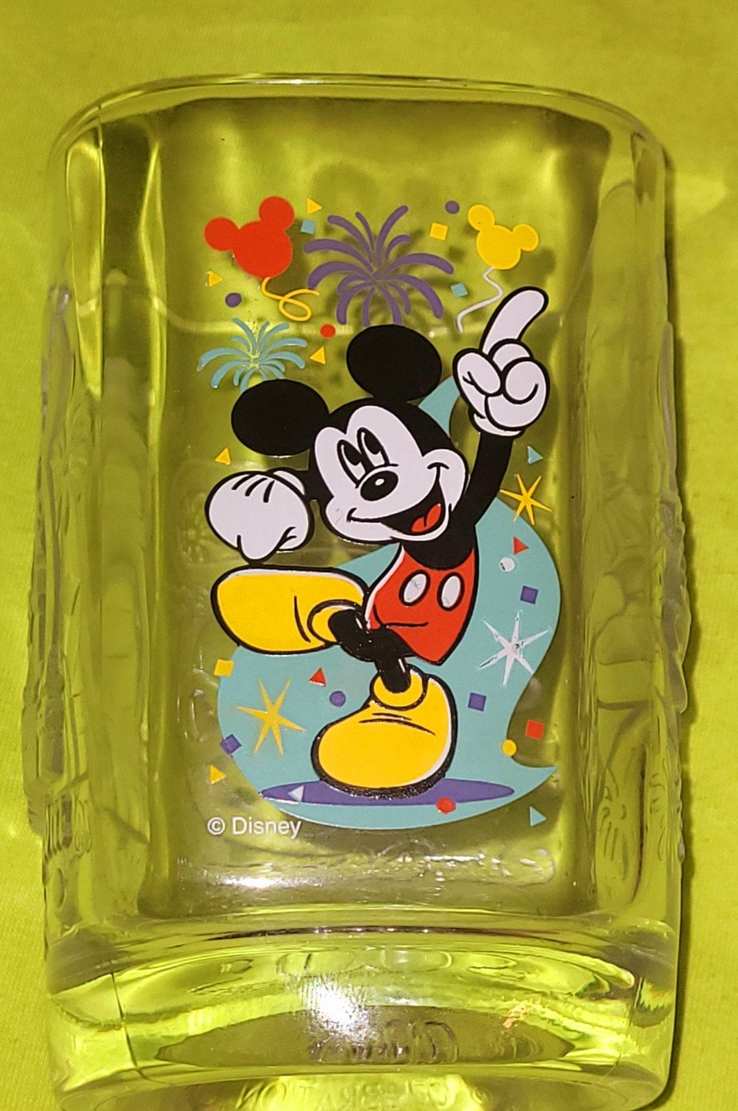 Prachtig Millenium 2000 glas Mickey WDW Florida Mc Donald's, Ophalen, Mickey Mouse, Zo goed als nieuw, Servies