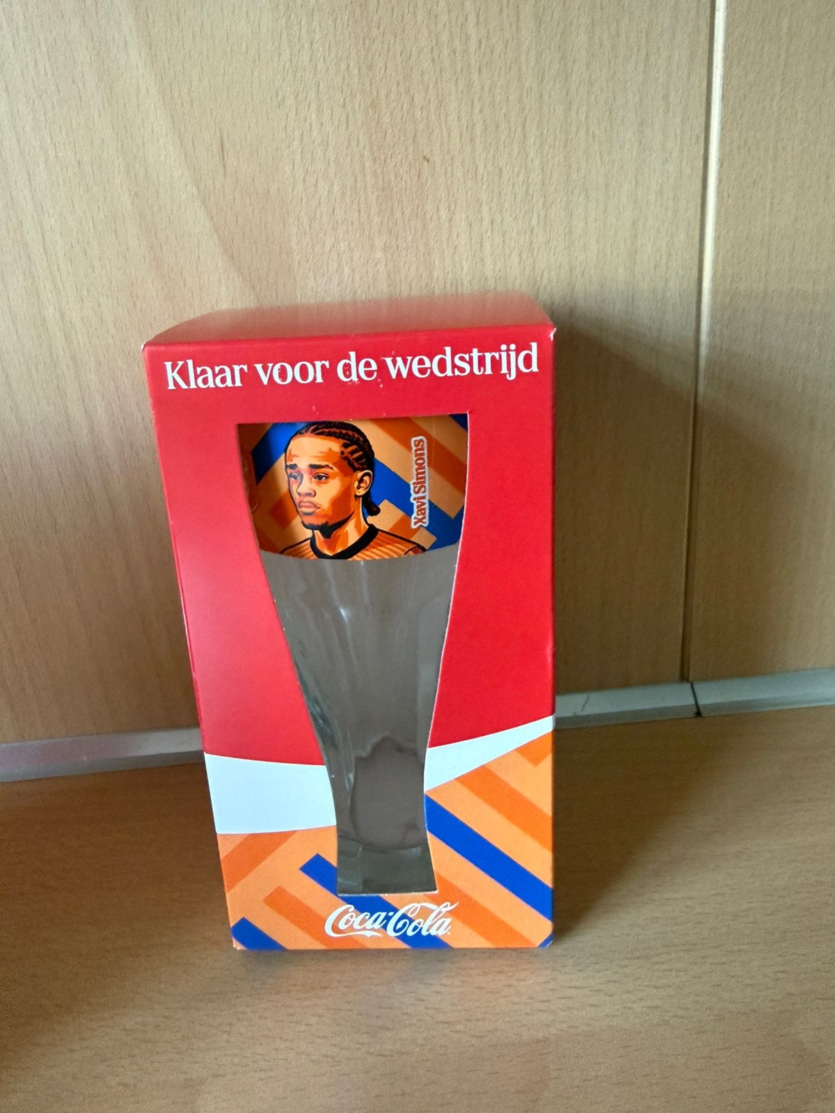 Xavi Simons glas -  COCA COLA WK 2026, Ophalen, Zo goed als nieuw, Frisdrankglas