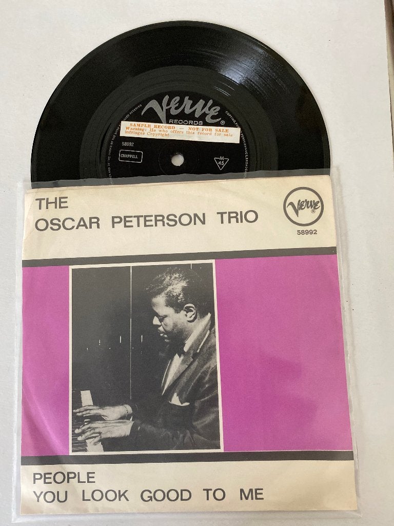 The Oscar Peterson Trio – People, Overige genres, 7 inch, Zo goed als nieuw, Fotohoes