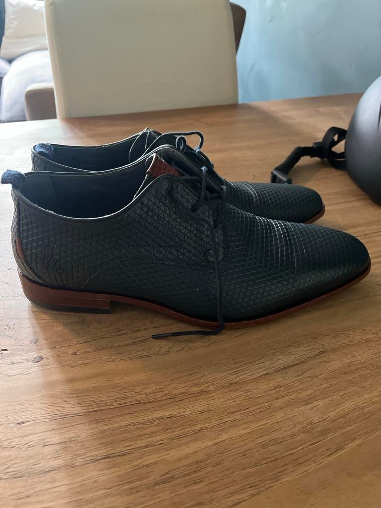 Nette herenschoenen maat 43 Rehab, Kleding | Heren, Schoenen, Ophalen, Zo goed als nieuw, Blauw, Veterschoenen