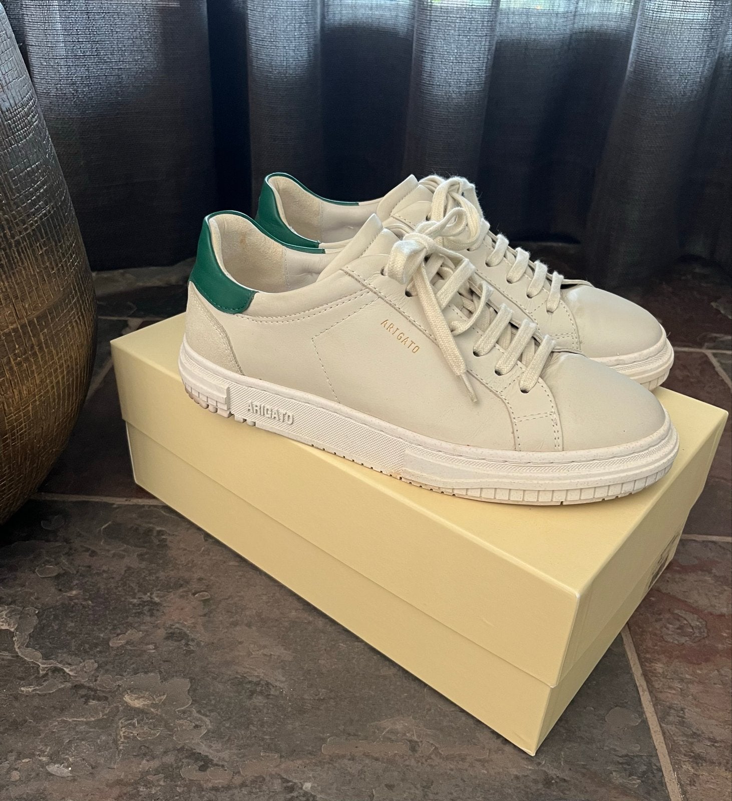 Axel Arigato Atlas sneakers maat 41 - Zo goed als nieuw, Verzenden, Zo goed als nieuw, Beige, Sneakers of Gympen