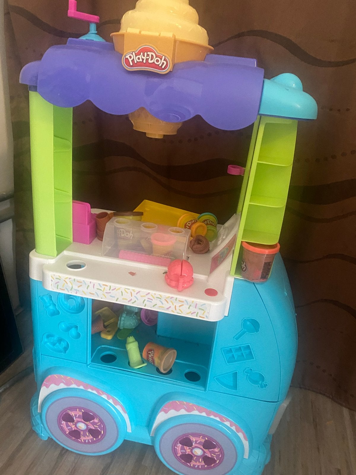 Play-Doh IJscokar - Creatief Speelplezier, Ophalen, Zo goed als nieuw, Jongen of Meisje