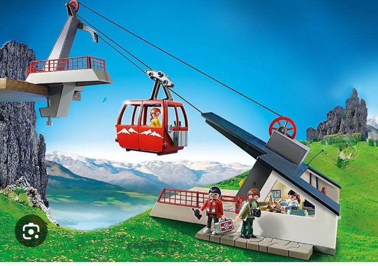 Playmobil skilift, Ophalen, Gebruikt, Complete set, Country