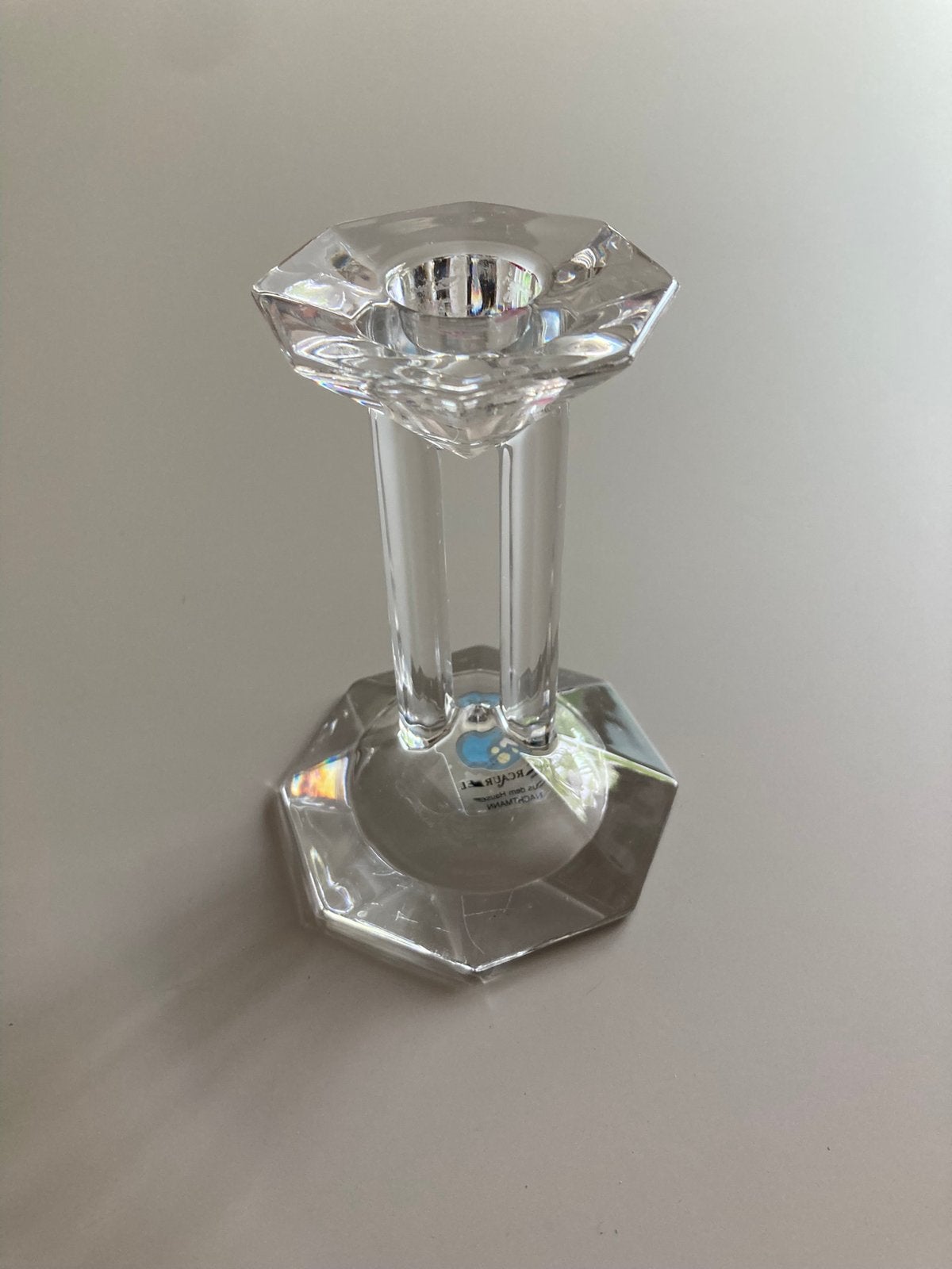 Vintage Marc Aurel kristallen kandelaar uit Duitsland, Antiek en Kunst, Antiek | Glas en Kristal, Ophalen