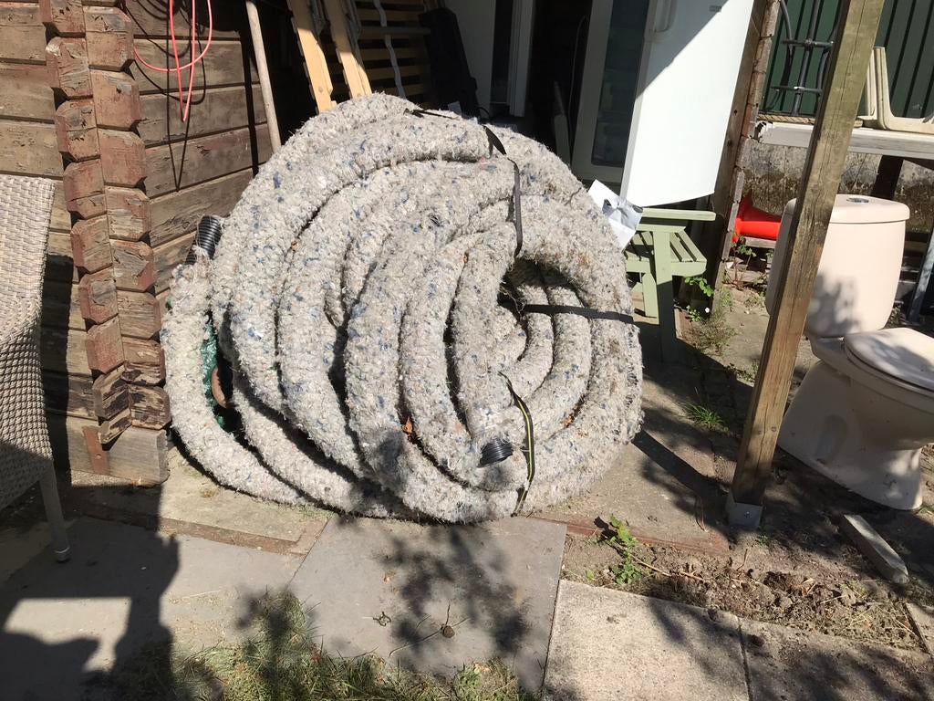 Drainage buis 80 mm, Doe-het-zelf en Verbouw, Buizen en Afvoer, Pvc, 6 meter of meer, Overige typen, 60 tot 80 mm